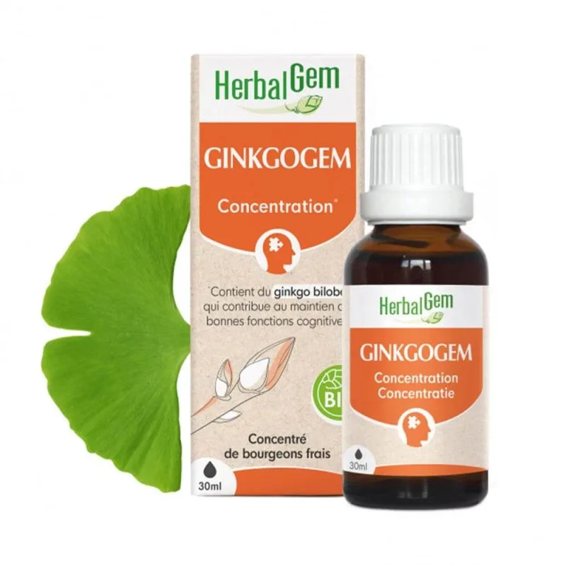 Herbalgem Gemmotherapy Complexes Concentrație organică Ginkgogem 30ml — preț și oferte