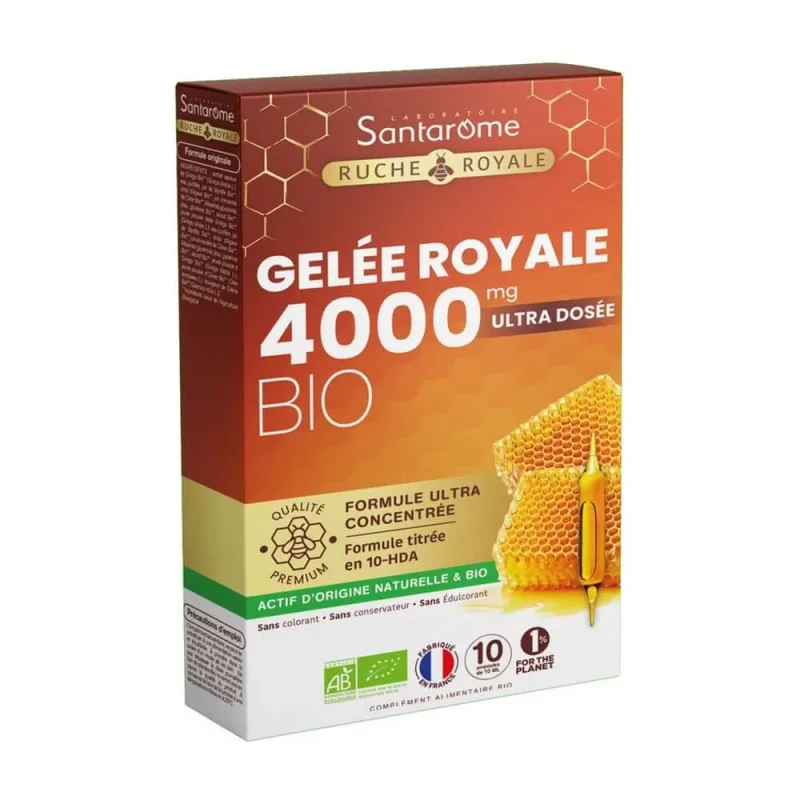 Santarome Organic Royal Jelly 4000 MG 10 fiole — preț și oferte