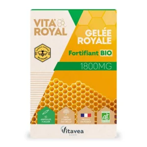 Vitavea Santé Vita'Royal Organic Royal Jelly Fortifiant 10 fiole