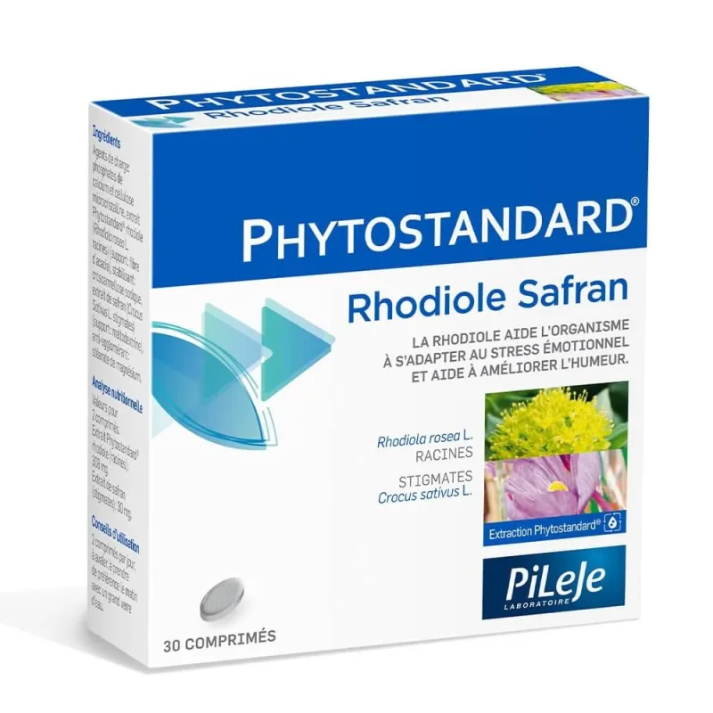 Pileje Phytostandard Rhodiola și șofran 30 Tablete — preț și oferte