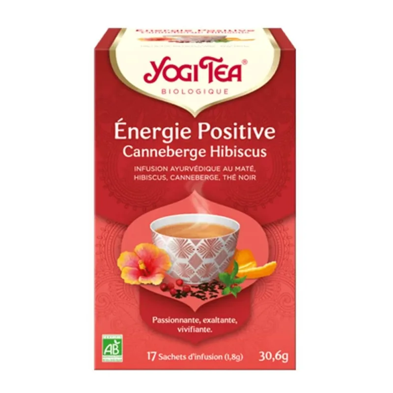 Yogi Tea Energie pozitivă Hibiscus 17 pliculețe — preț și oferte