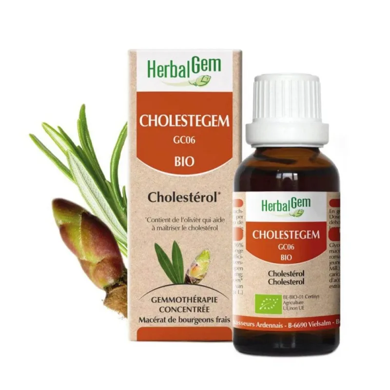 Herbalgem Bourgeons Organic Cholesterol 30ml — preț și oferte