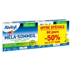 Alvityl Méla-Sommeil 2x30 Capsule vegetariene