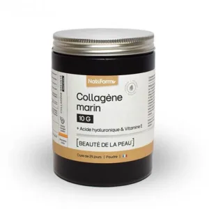 Nat&Form Colagen marin Skin Beauty 10g + acid hialuronic și vitamina E 312.5g