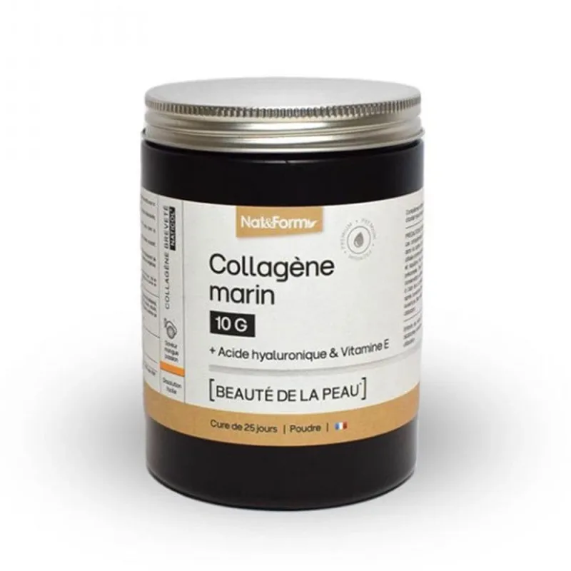 Nat&Form Colagen marin Skin Beauty 10g + acid hialuronic și vitamina E 312.5g — preț și oferte