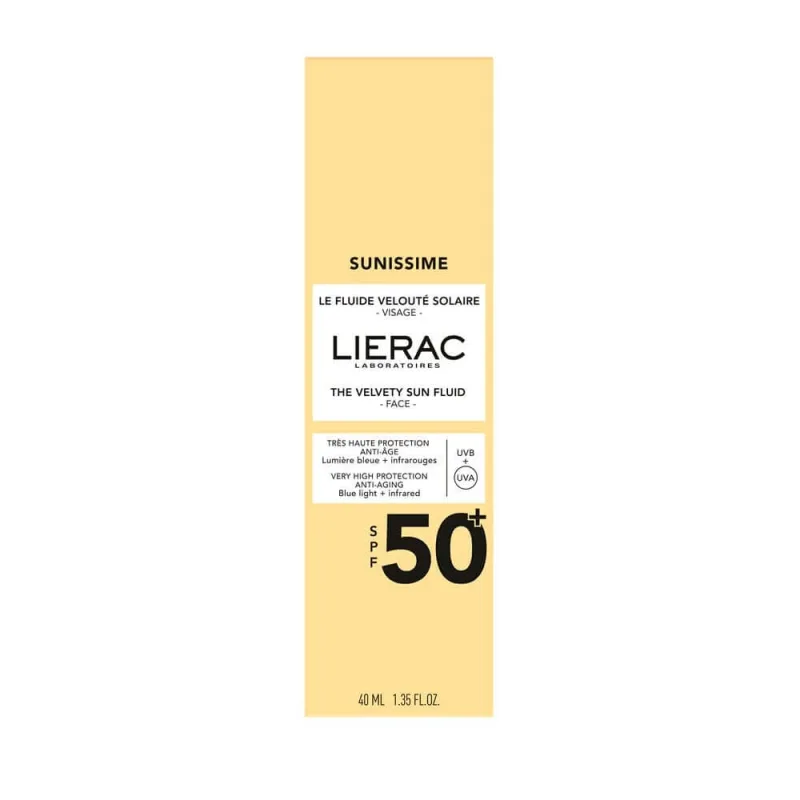 Lierac Sunissime Energizing Protective Sun Fluid Global Anti-Ageing Spf50 Față 40ml — preț și oferte