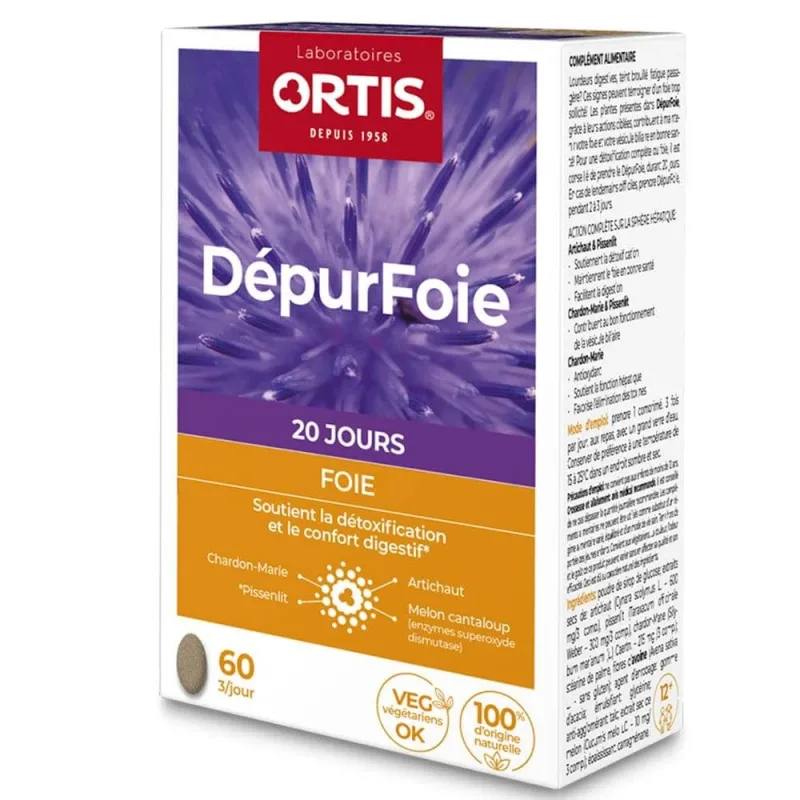 Ortis Liver Cleanse 60 comprimate — preț și oferte