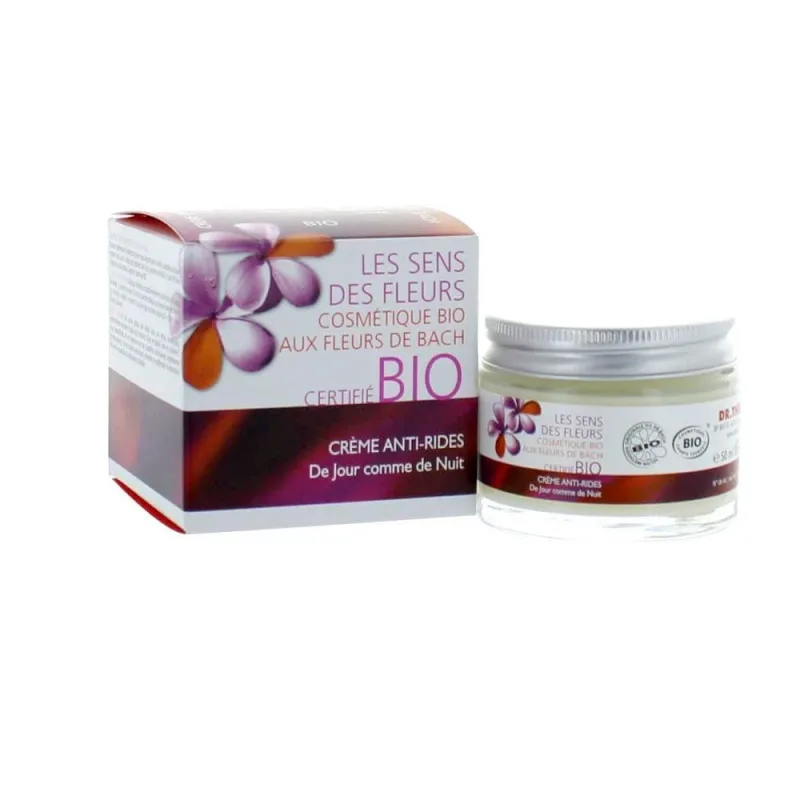 Dr. Theiss Naturwaren Cremă organică antirid de zi și de noapte cu flori de Bach 50ml — preț și oferte