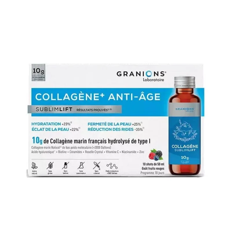 Granions Colagen+ Anti-îmbătrânire Sublimlift 10 injecții 50 ml — preț și oferte