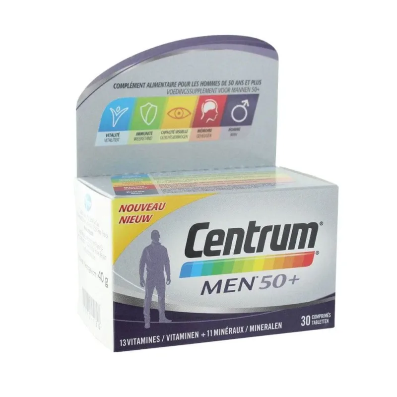 Centrum Men 50+ 30 comprimate — preț și oferte