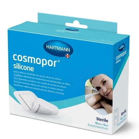 Plasturi Cosmopor Silicone 10x8 cm, 5 buc – Hartmann — preț și oferte