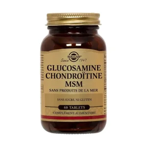Solgar Extra Concentre Glucosamine Chondroitin Msm 60 Tablete 60 comprimés