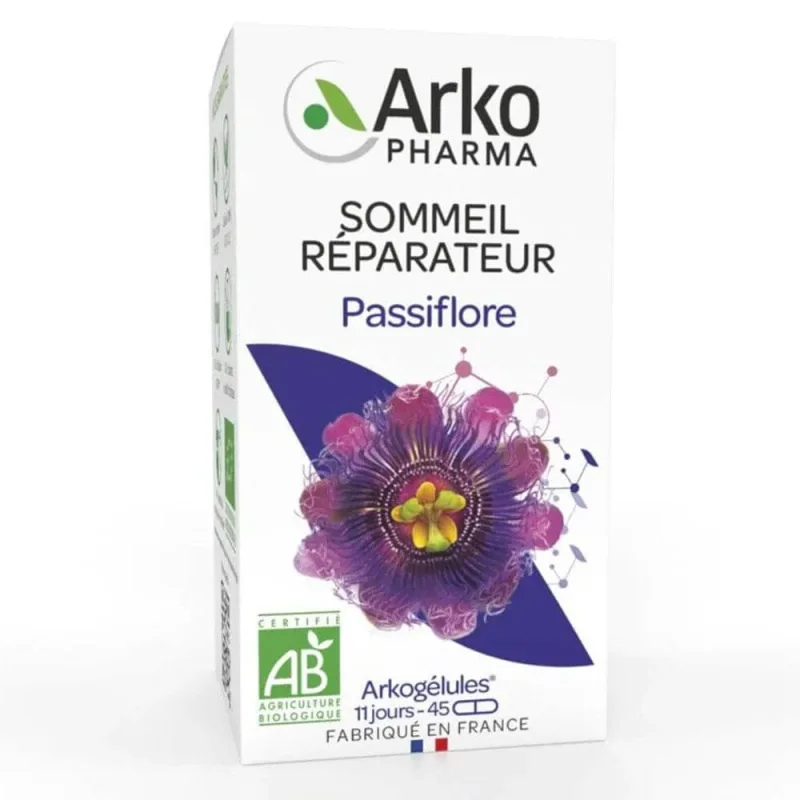 Arkopharma Arkocapsule Sleep Repairer cu floarea pasiunii organice 45 capsule — preț și oferte