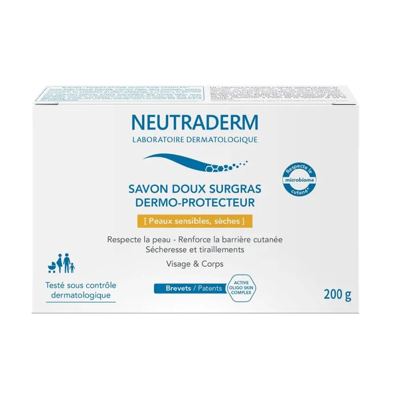Neutraderm Săpun solid delicat dermo-protector de la Surgras Piele uscată 200g — preț și oferte