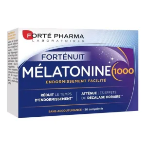 Forté Pharma Forté Night Melatonin 1000 Adormire ușoară 30 comprimate