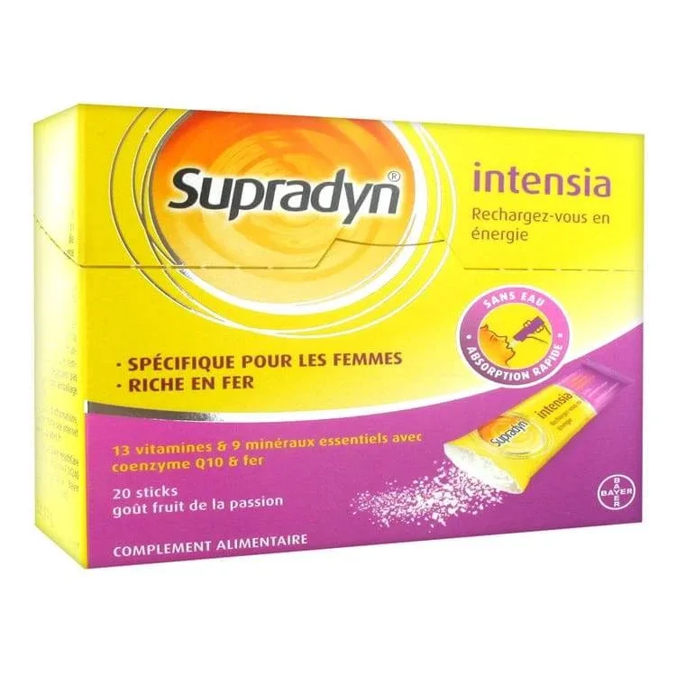 Supradyn Intensia Cutie de 20 de sticksuri BAYER — preț și oferte