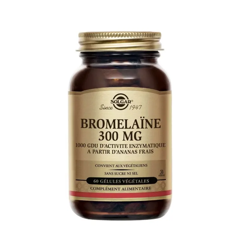 Solgar Bromelain 60 Gelule Digestion Système digestif 300 mg — preț și oferte