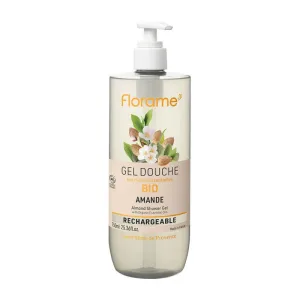 Gel de duș Florame Almond Essence Bio de De Provence reîncărcabil 1l