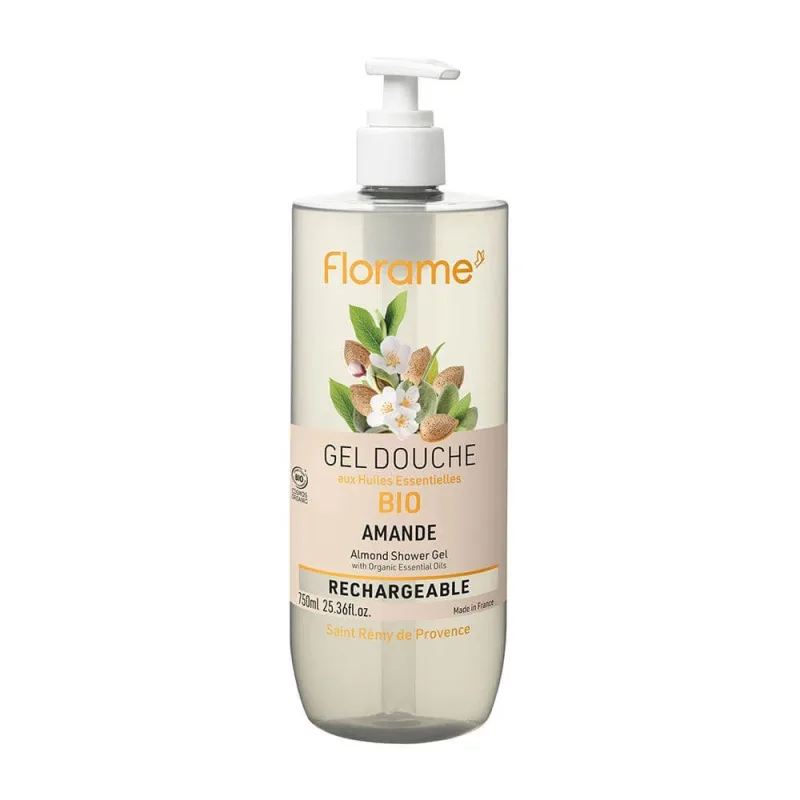 Gel de duș Florame Almond Essence Bio de De Provence reîncărcabil 1l — preț și oferte
