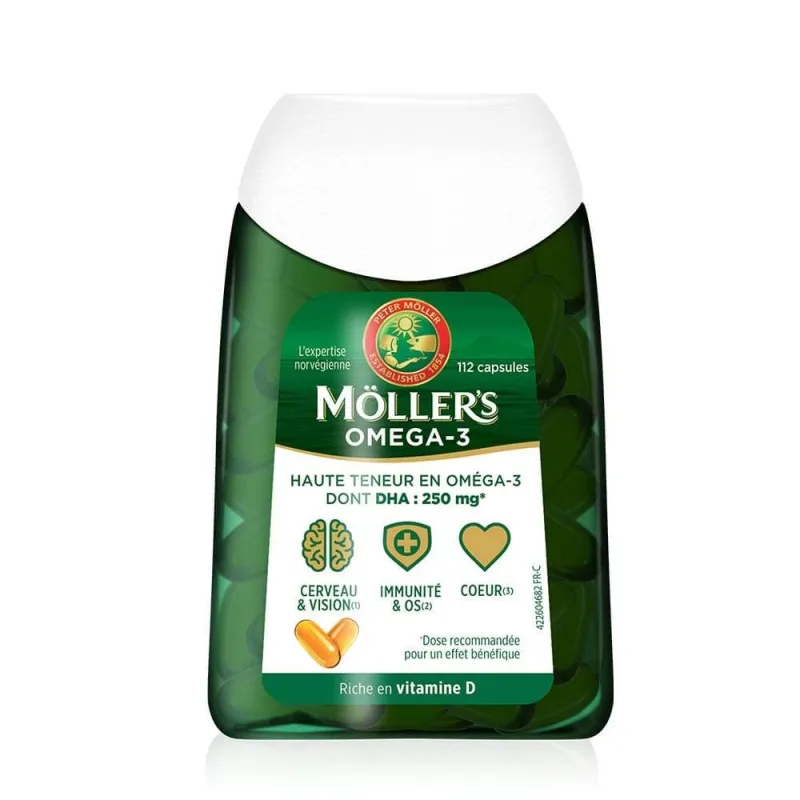 Moller'S Omega capsule duble x112 — preț și oferte