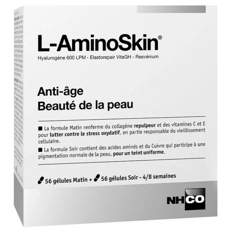 Nhco Nutrition L-amino Skin anti-îmbătrânire frumusețe 2x56 capsule — preț și oferte