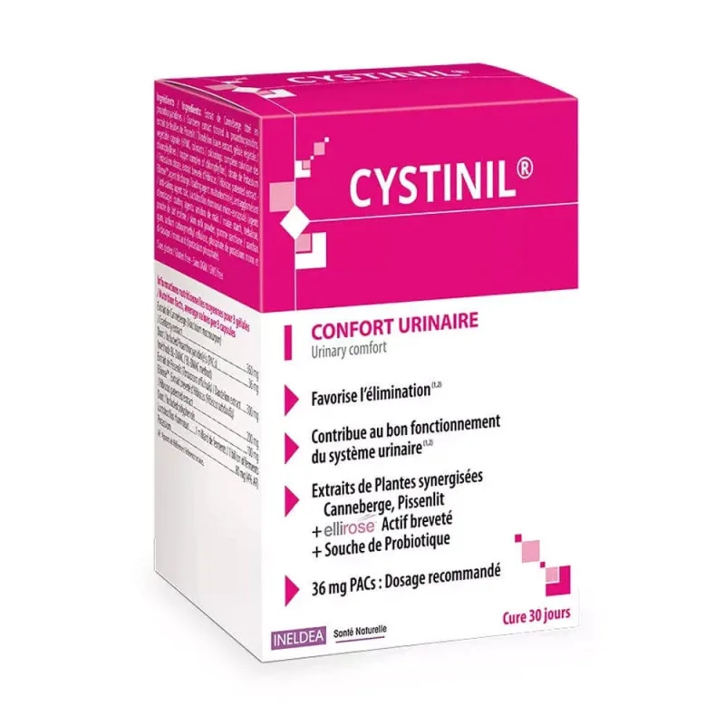 Ineldea Santé Naturelle Cystinil Confort Urinaire 90 Gelule Lab. Ineldea — preț și oferte