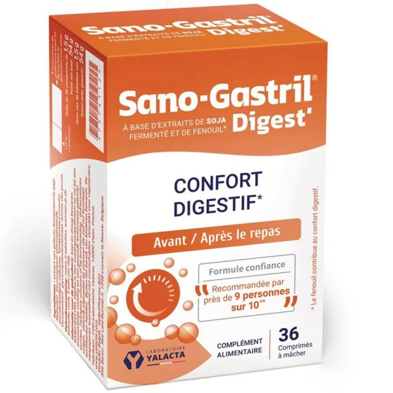 Yalacta Digestie Sano-Gastril 36 comprimate — preț și oferte