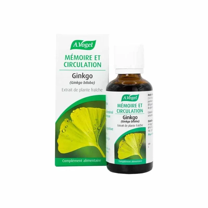 A.Vogel Franța Extract proaspăt de Ginkgo 50ml — preț și oferte