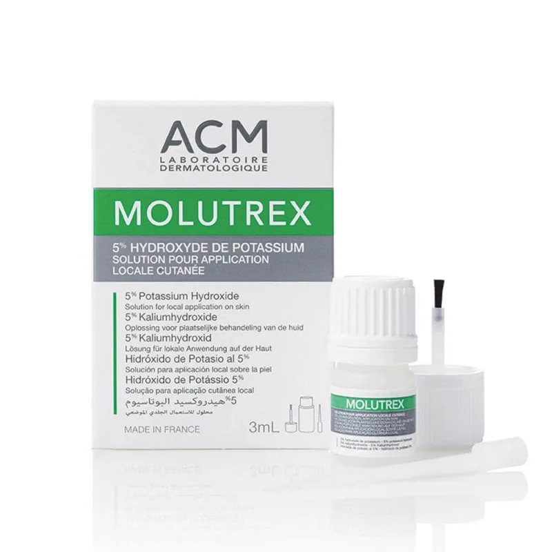 Acm Molutrex Soluție pentru aplicare topică pe piele 5% hidroxid de potasiu 3ml ACM LABORATOIRE — preț și oferte