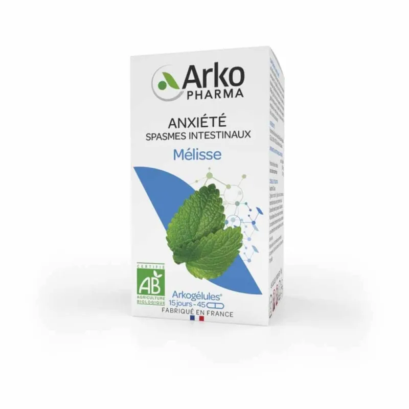 Arkopharma Arkocapsule Anxietate Spasme intestinale Bio Melissa 45 capsule — preț și oferte