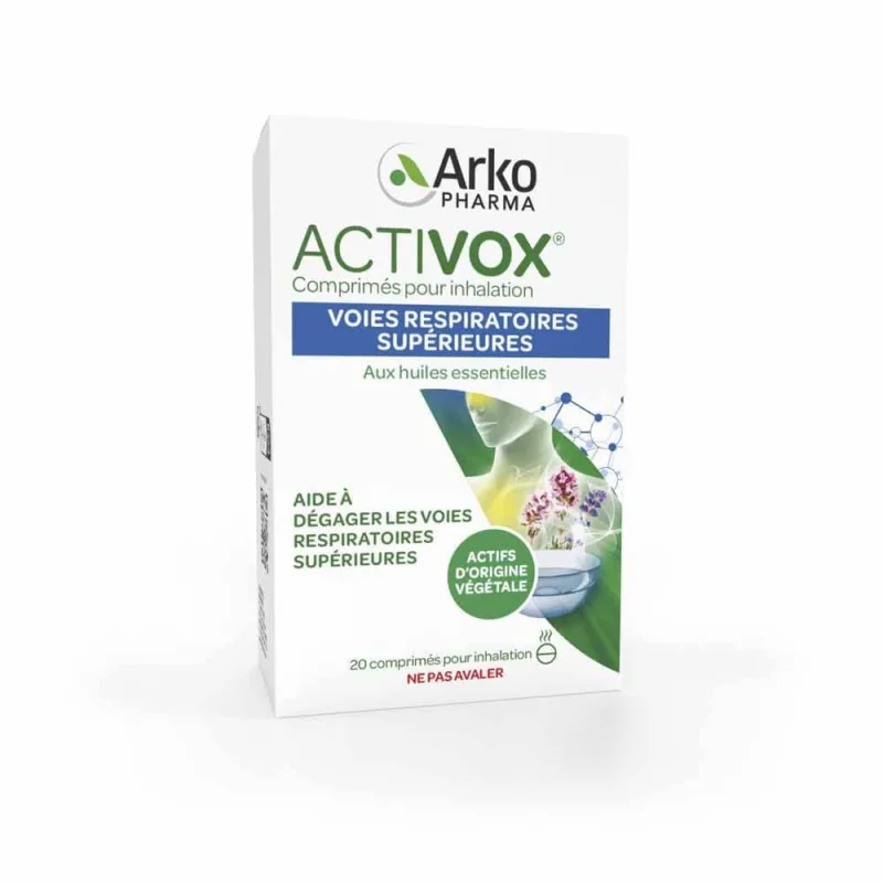 Arkopharma Activox Uleiuri esențiale pentru nas și gât 20 de tablete de inhalare — preț și oferte