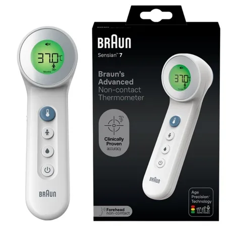 Termometru Braun Sensian 7 BNT400 fara contact si cu contact — preț și oferte