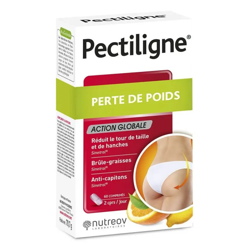Nutreov Pectiligne Acțiune globală Pierdere în greutate 60 Tablete — preț și oferte