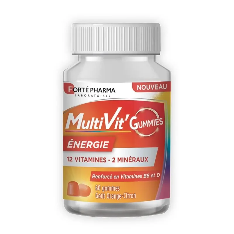 Forté Pharma MultiVit'4G Multivitamine și minerale Gummies 60 gume de mestecat — preț și oferte