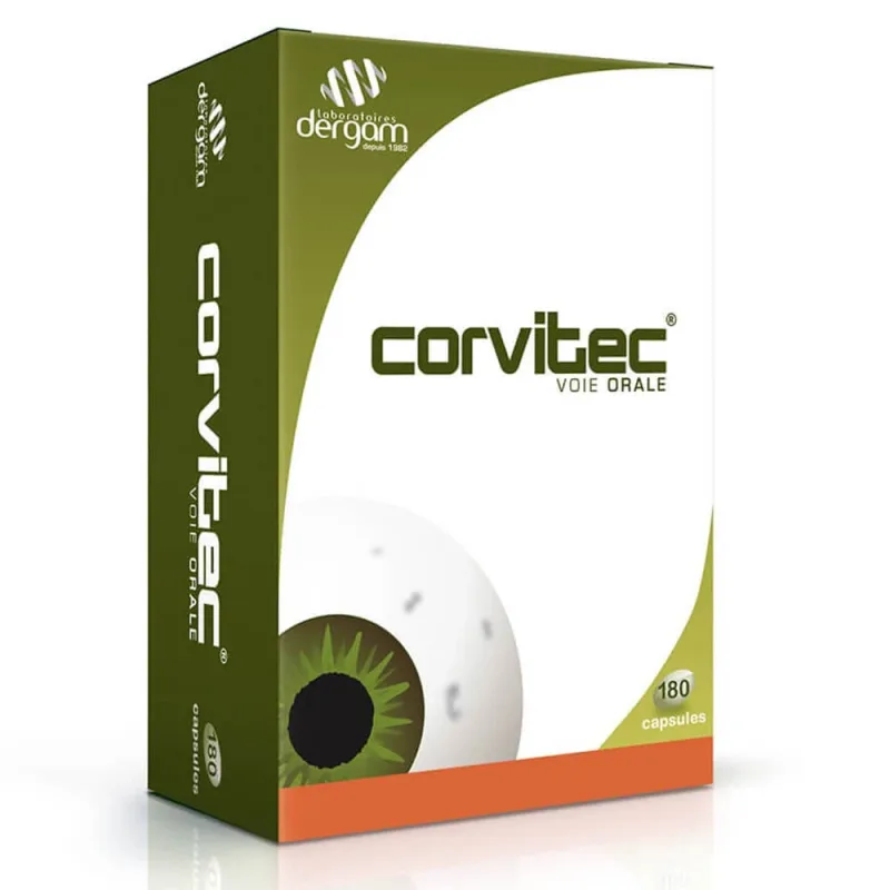 Dergam Corvitec Tulburări oculare 180 Capsule — preț și oferte