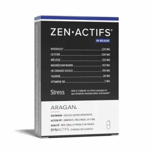 Aragan Synactifs Zenactifs Stres 30 Gelule