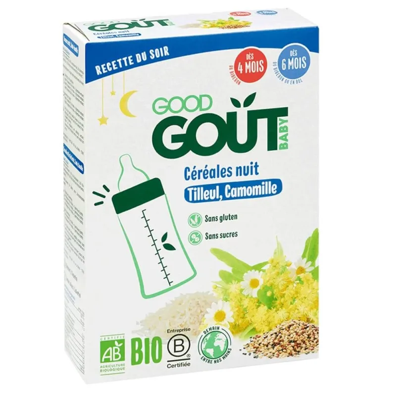 Good Gout Céréales Notte vă ajută să adormiți De la 4 luni 200g — preț și oferte