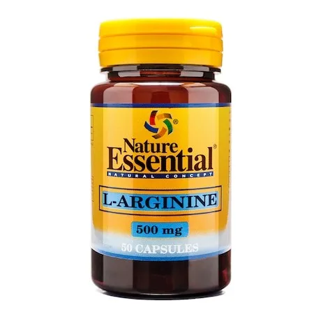 Supliment hepatoprotector L-Arginina 500 mg, 50 capsule, Nature Essential — preț și oferte