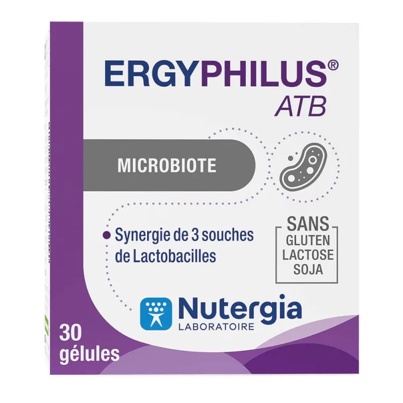Nutergia Ergyphilus Microbiota de Atb 30 capsule — preț și oferte