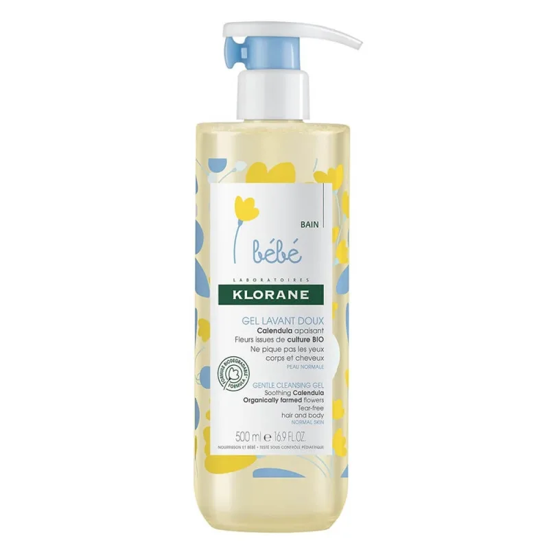 Klorane Baby Gel de curățare delicată 500ml — preț și oferte