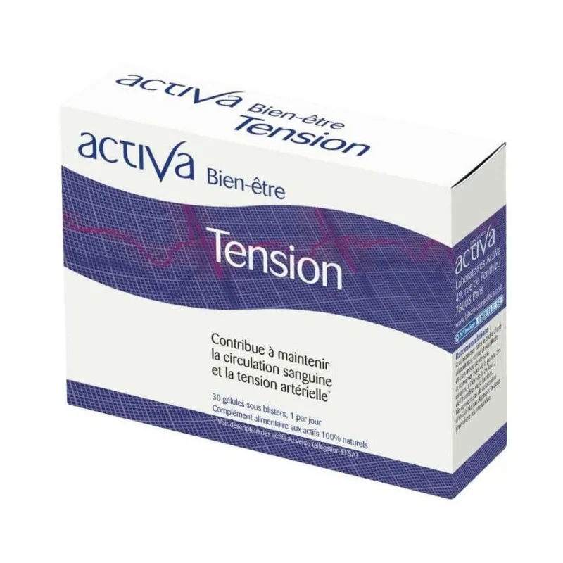Activa Wellness Tensiune arterială 30 capsule — preț și oferte