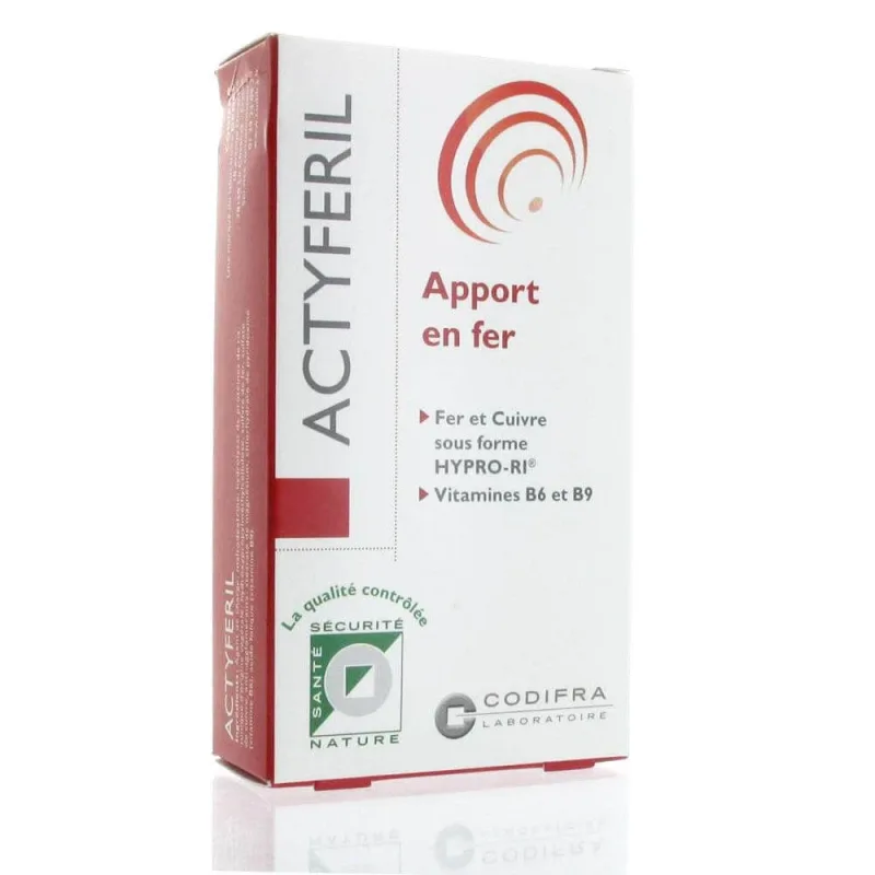 Codifra Actyferil x 60 Gelule — preț și oferte