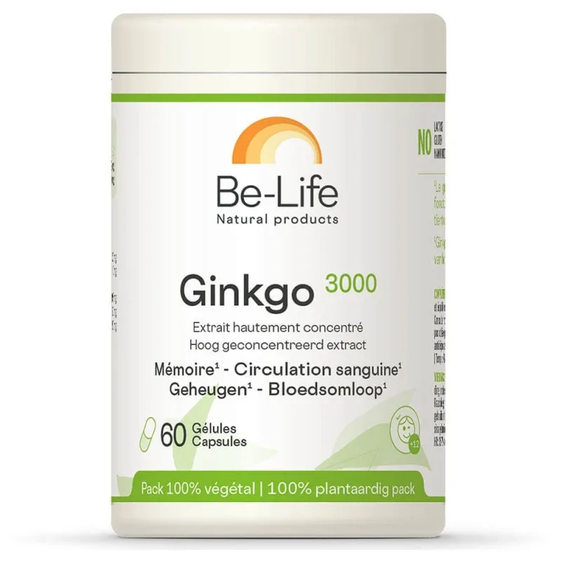 Be-Life Ginkgo 3000 60 capsule — preț și oferte