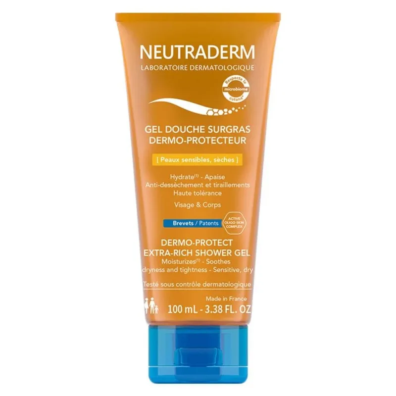 Gel de duș Neutraderm Surgras Dermo Protective pentru piele uscată 100ml — preț și oferte