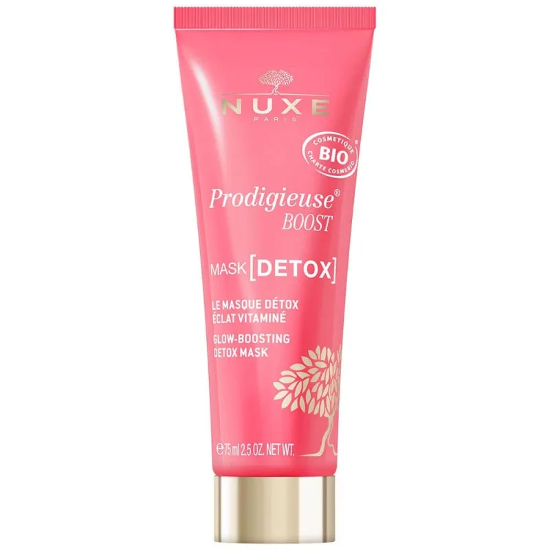 Nuxe Prodigieuse Boost Organic Radiance Mască de detoxifiere cu vitamine 75ml — preț și oferte