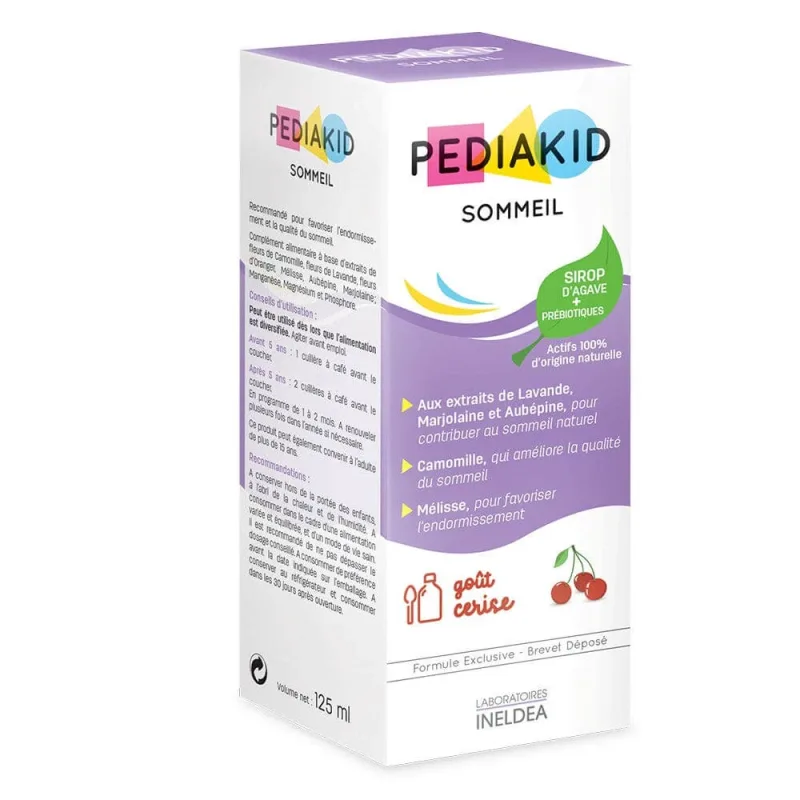 Pediakid sirop de somn cu aromă de cireșe 125 ml — preț și oferte