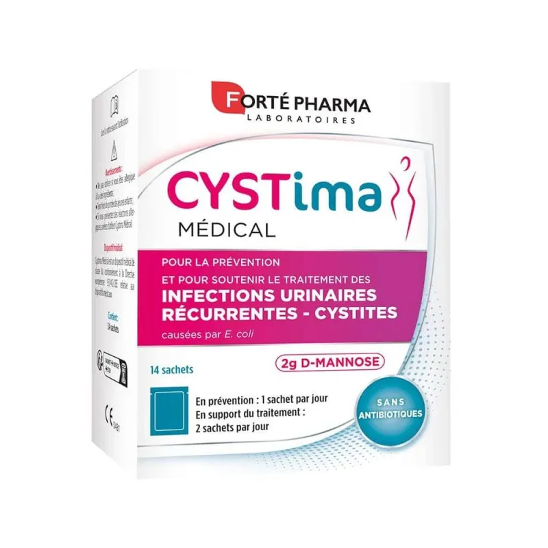 Forté Pharma Cystima Infecții ale tractului urinar D-Manoză 14 pliculețe — preț și oferte