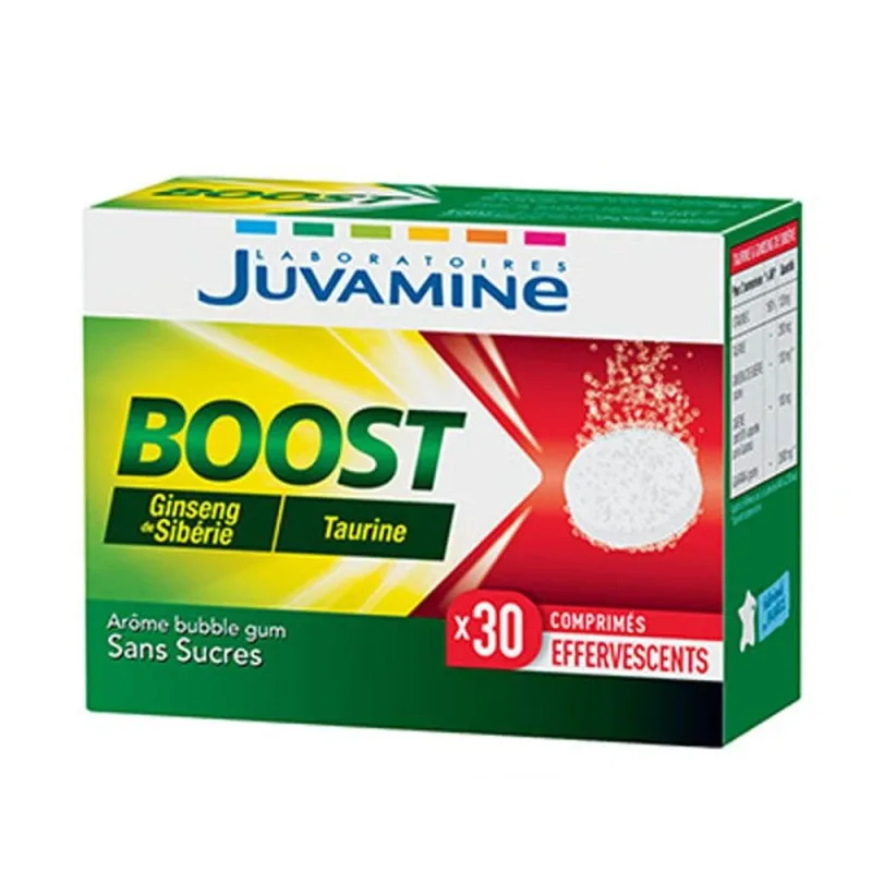 Juvamine Boost Ginseng Taurină 30 de tablete efervescente — preț și oferte