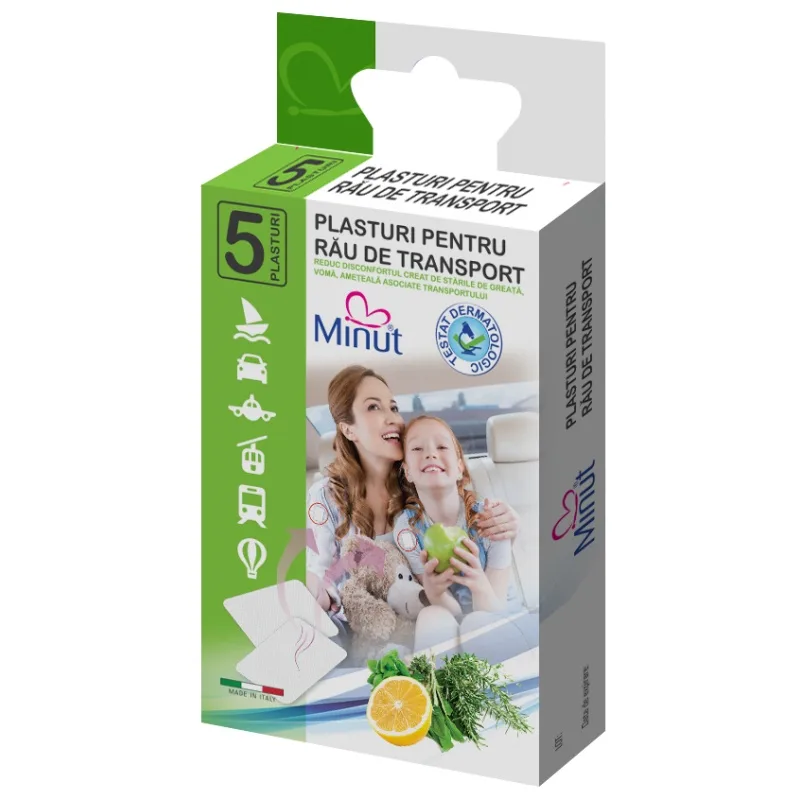 Plasturi aromaterapeutici pentru rau de miscare Minut Baby — preț și oferte