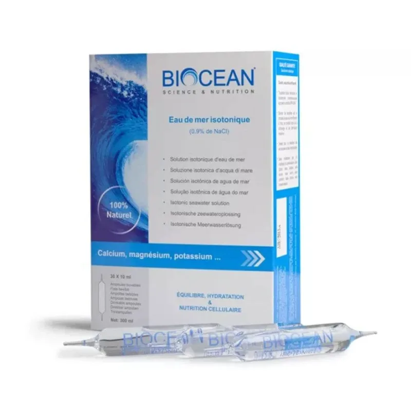 Biocean Science Nutrition Apă izotonică fiole 30 x 10ml — preț și oferte